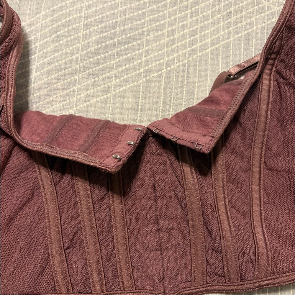 Urban Outfitters Out from Under bustier corset top in mauve - Picture 4 of 5